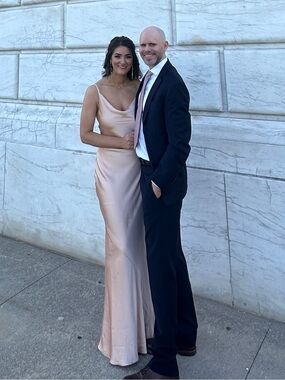 Norma Kamali Blush Gown
